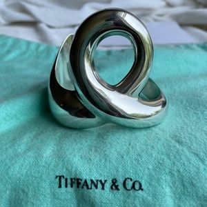 Tiffany & Co. Elsa Peretti Sterling Silver "E" Cuff